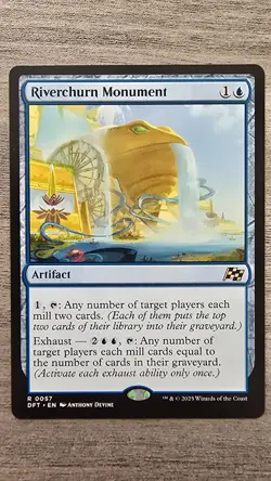 Riverchurn Monument (Rare) #57 Aetherdrift MTG NM - Image 1