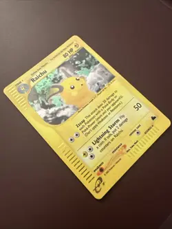 Pokémon TCG Raichu Skyridge H25/H32 Holo Card Light Play Condition - Image 2