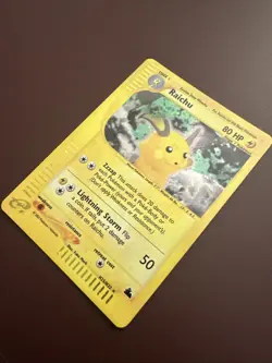 Pokémon TCG Raichu Skyridge H25/H32 Holo Card Light Play Condition - Image 3