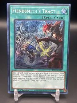 *** FIENDSMITH TRACT *** 1ST EDITION SECRET RARE INFO-EN061 YUGIOH - Image 2