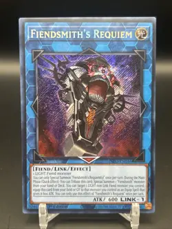 *** FIENDSMITH'S REQUIEM *** 1ST EDITION SECRET RARE INFO-EN046 YUGIOH! - Image 2