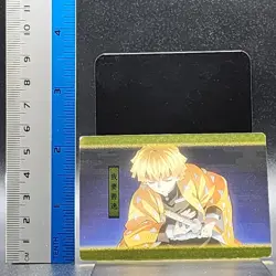 Zenitsu Agatsuma Demon Slayer Card CCG Japanese BANDAI #2531546 #012 0717 - Image 2