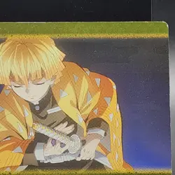 Zenitsu Agatsuma Demon Slayer Card CCG Japanese BANDAI #2531546 #012 0717 - Image 4