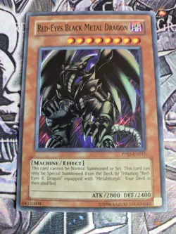 Red-Eyes Black Metal Dragon PP01-EN015 Super Rare Unlimited Edition NM Yugioh - Image 1