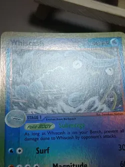 eReader LP Pokemon Card Whiscash 48/97 EX Dragon Reverse Holo Light Play - Image 3