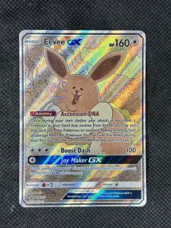 Eevee GX SM233 Full Art Promo Black Star Ultra Rare Holo Pokemon TCG Card - NM! - Image 1