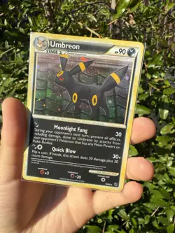 PokÃ©mon TCG Umbreon Holo Rare card Undaunted 10/90 - Image 1
