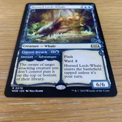 MTG Horned Loch-Whale Wilds of Eldraine Near Mint Magic The Gathering Card Rare - Image 3