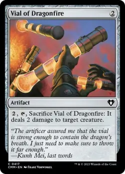 Vial of Dragonfire - Light Play MTG Commander Masters - Image 1