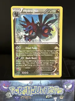 Pokemon Card Hydreigon 86/114 Steam Siege Rare Holo L/P - Image 1