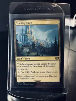 Starting Town Final Fantasy 1 Magic: The Gathering MTG NM  - Image 1