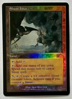 MTG Sliver Hive - Secret Lair FOIL Promo [Retro Frame] - Image 1