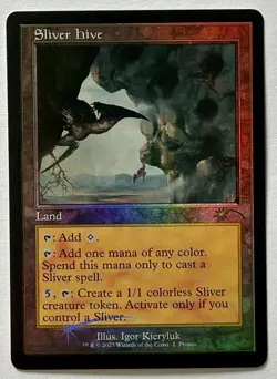 MTG Sliver Hive - Secret Lair FOIL Promo [Retro Frame] - Image 2