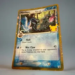 2021 Pokemon Mimikyu Delta Species Holo SWSH136 25th Celebrations Card - Image 1