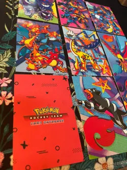Charizard Gengar Umbreon Ho-oh Pokemon Cracked Ice Holo Team Rocket Card Peru - Image 2