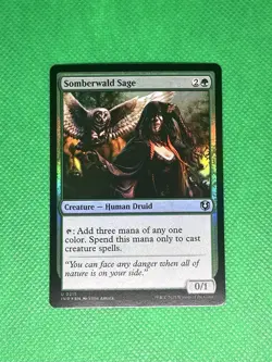 Somberwald Sage 215 MTG Innistrad Remastered Uncommon Card Foil - Image 1
