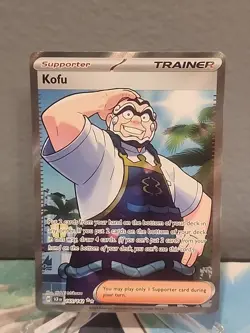 Kofu 165/142 Full Art Trainer Pokemon Card Stellar Crown - Image 1