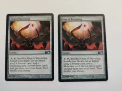 Mtg M13 Gem Of Becoming x 2 MTG Magic The Gathering Artifact - Image 1