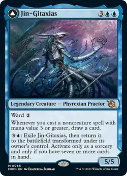 Jin-Gitaxias -Foil Light Play MTG March of the Machine - Image 1