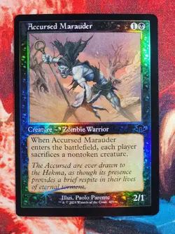 Accursed Marauder Foil (Retro Frame) Modern Horizons 3 Magic Gathering MTG MH3 - Image 1