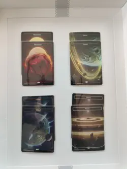 MTG Full Art Foil Unfinity Orbital Land Lot! 8 Lands Total! Not Planetary - Image 1
