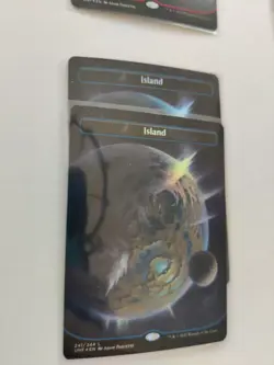 MTG Full Art Foil Unfinity Orbital Land Lot! 8 Lands Total! Not Planetary - Image 7