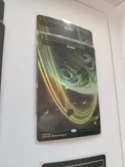 MTG Full Art Foil Unfinity Orbital Land Lot! 8 Lands Total! Not Planetary - Image 9
