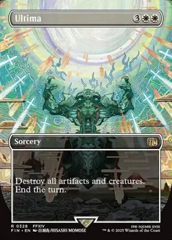 Ultima x1 1x FOIL Borderless Final Fantasy NM MTG - Image 1