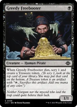 Greedy Freebooter  109 -Foil- MTG  NM The Lost Caverns of Ixalan - Image 1
