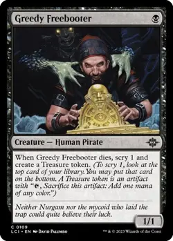 Greedy Freebooter  109 -Foil- MTG  NM The Lost Caverns of Ixalan - Image 2