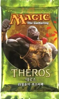 Last 2 MTG THEROS Korean Booster Packs, New! Factory Sealed! Magic the Gathering - Image 1
