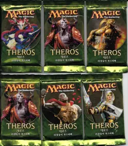 Last 2 MTG THEROS Korean Booster Packs, New! Factory Sealed! Magic the Gathering - Image 5