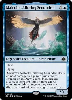 Malcolm, Alluring Scoundrel  63  MTG  NM The Lost Caverns of Ixalan - Image 2