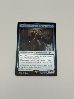 Magic The Gathering Final Fantasy Ultimecia, Temporal Threat P0001 Foil Promo NM - Image 1