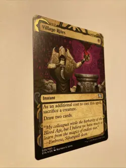 MTG Village Rites Strixhaven: Mystical Archives Foil Etched - Image 1