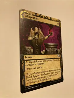 MTG Village Rites Strixhaven: Mystical Archives Foil Etched - Image 6