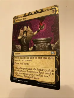 MTG Village Rites Strixhaven: Mystical Archives Foil Etched - Image 7