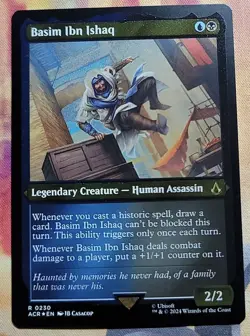 Basim Ibn Ishaq (Foil Etched) MTG Assassin's Creed (ACR) (NM) - Image 1