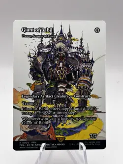 Giant of Babil - Traxos, Scourge of Kroog 0020 Showcase Final Fantasy FIN MTG NM - Image 3