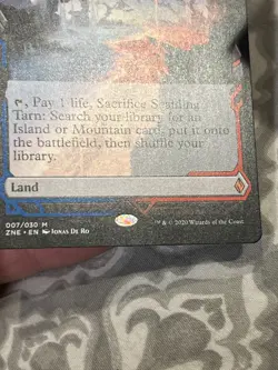 MTG Scalding Tarn- VLP - Zendikar Rising Expeditions Magic the  Card # 7 - Image 16
