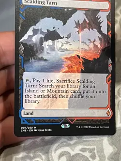 MTG Scalding Tarn- VLP - Zendikar Rising Expeditions Magic the  Card # 7 - Image 19