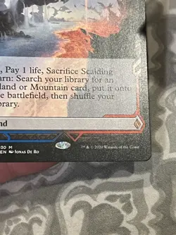 MTG Scalding Tarn- VLP - Zendikar Rising Expeditions Magic the  Card # 7 - Image 3