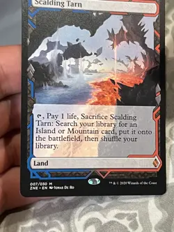 MTG Scalding Tarn- VLP - Zendikar Rising Expeditions Magic the  Card # 7 - Image 5