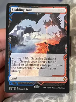 MTG Scalding Tarn- VLP - Zendikar Rising Expeditions Magic the  Card # 7 - Image 6