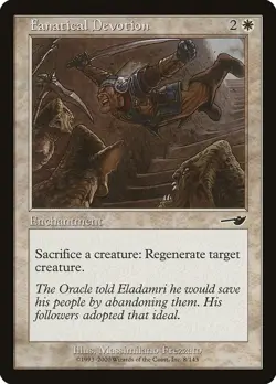 Fanatical Devotion: MtG Magic the Gathering Nemesis Common - Image 1
