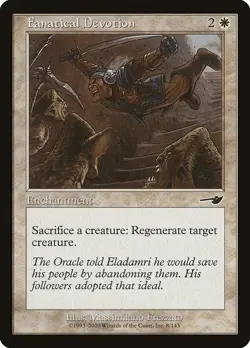 Fanatical Devotion: MtG Magic the Gathering Nemesis Common - Image 2