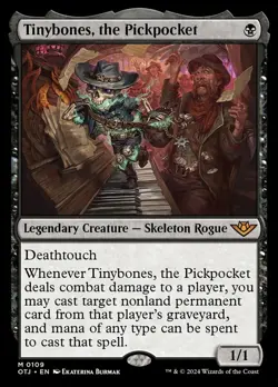 MTG Tinybones, the Pickpocket - Foil, NM-Mint, English Outlaws of Thunder Juncti - Image 2