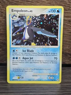 Empoleon 4/130 Rare Diamond & Pear Holo Pokemon Card Pokemon TCG LP - Image 1