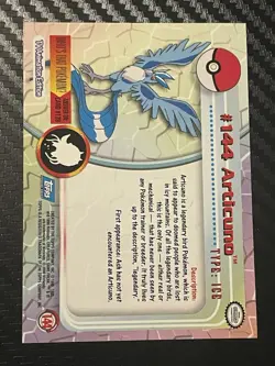 PokÃ©mon 2000 Topps Articuno #144 Zapdos #145 Moltres #146 Non Holo 3 Card Set NM - Image 3