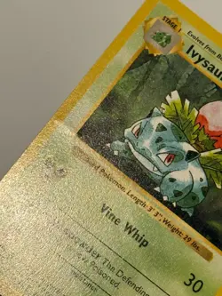 Shadowless Ivysaur Pokemon Card 1999 Base Set WOTC Low Grade - Image 7